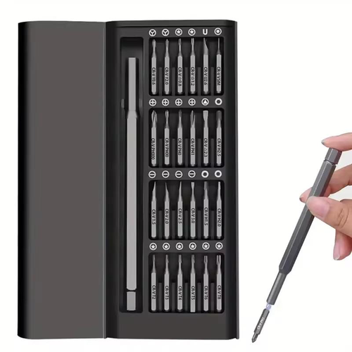 24-in-1 Precision Multi-Function Tool Set for Phone & Computer Repair, Including Eyeglass Tools, Blades and Screwdrivers