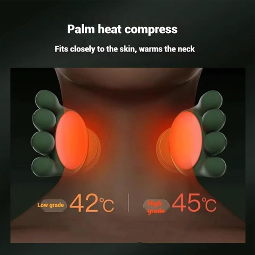 Siaasoo Neck Massager with Heat Speed Adjustment,Siaasoo Massage Master for Shoulder,Neck,Lower Abdominal,Electric Shiatsu Back Shoulder and Neck Massager