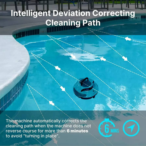 Smart-Controlled Cordless Vacuum Wall-Mounted Automatic Pool Cleaning Robot – Essential Swimming Accessory