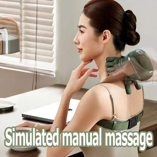 Siaasoo Neck Massager with Heat Speed Adjustment,Siaasoo Massage Master for Shoulder,Neck,Lower Abdominal,Electric Shiatsu Back Shoulder and Neck Massager