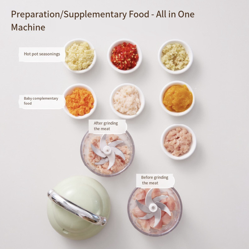 Mincer Mini Rechargeable Multifunctional Food Processor, Mini Portable Kitchen Garlic Chopper Usb Vegetable Grinder