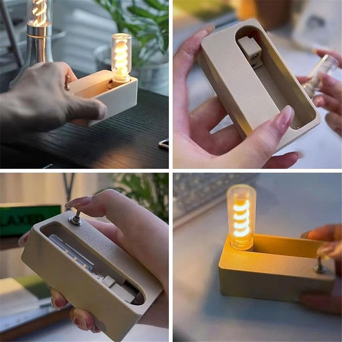 Decompression Mechanical Night Light, Creative Mechanical Magnetic Light, Mechanic Light with Magnet, LED Creative Night Light, 3D Printed Decompression Mechanical Night Light