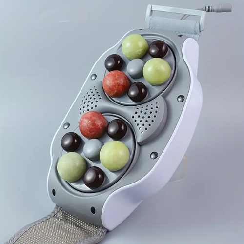 Electric Abdominal Massager, a Device for Belly Massage, with Hot Stone Therapy for Abdominal Kneading, Rechargeable And Portable, Perfect for Relieving Discomfort in The Stomach, an Essential for Working Women, a Great Health Gift for Family And Friends.