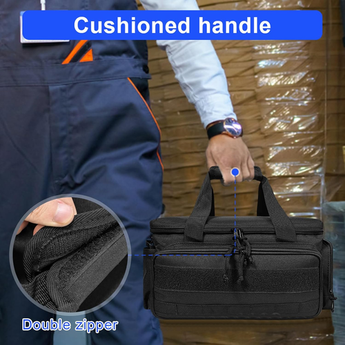 Custom Professional Tear Resistant Nylon Waterproof Electrician Tool Bag Portable Hardware Tool Storage Bag for Electricians