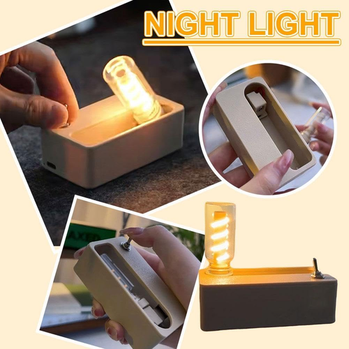 Decompression Mechanical Night Light, Creative Mechanical Magnetic Light, Mechanic Light with Magnet, LED Creative Night Light, 3D Printed Decompression Mechanical Night Light