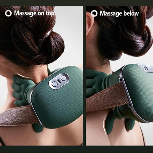 Siaasoo Neck Massager with Heat Speed Adjustment,Siaasoo Massage Master for Shoulder,Neck,Lower Abdominal,Electric Shiatsu Back Shoulder and Neck Massager