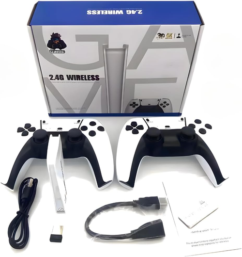 2.4G wireless 3D 4k ultra HD stick double rocker video game console set