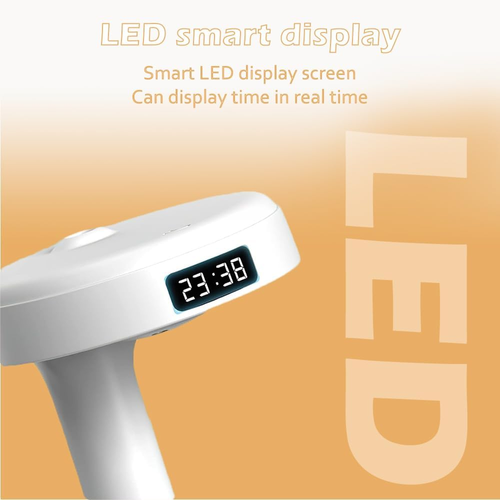 Anti-gravity Humidifier Desktop Mute Clock DisplaySuspended Water Drop Back Flow Creative Aromatherapy Machine Timer and Automatic Off Safety Switch