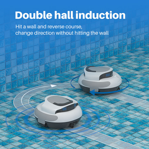 Smart-Controlled Cordless Vacuum Wall-Mounted Automatic Pool Cleaning Robot – Essential Swimming Accessory
