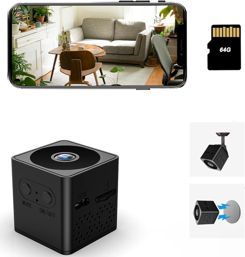 Q16 Mini Camera Night Vision Portable HD Home Security Cameras for Home Office Indoor Outdoor