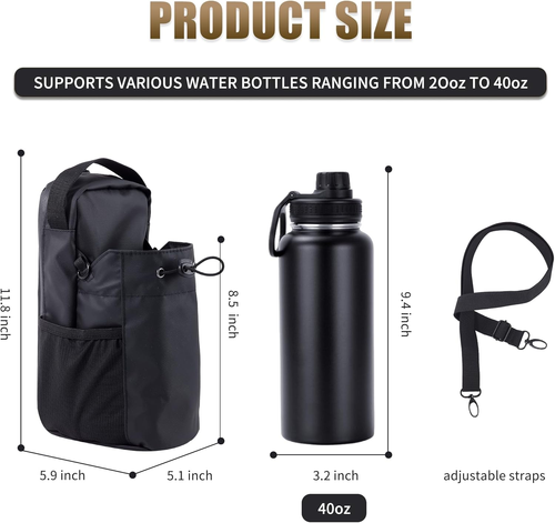 MegaBlues 3X Stronger Magnetic Gym Bag  Water Resistant Fitness Water Bottle Bag for Men and Women, Phone Wallet Storage for Travel, Sport, Cycling,...