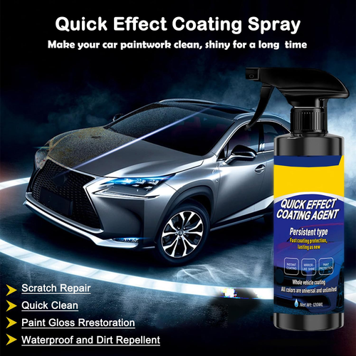 Car Coating Spray, Ceramic Coating for Car Wax Polish Paint Scratch Repair Spray, Automotive Gloss & Shine Stuff Detailing Supplies, Adds Extreme Gloss,...