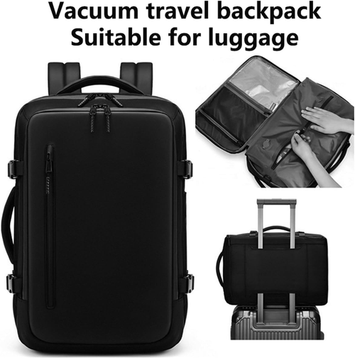 Large Capacity Backpack with Vacuum Pump,Seal Compression Travel,Portable Vacuum Travel Backpack for Commutes