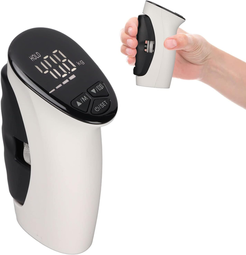 Hand Grip Strength Dynamometer, Electronic Hand Dynamometer Grip Distance Accurate Measurement LED Display for Fitness