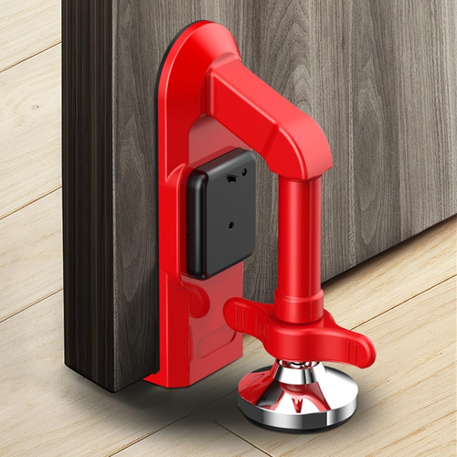 Portable Alarm Door Stopper for Bottom of Door, 2025 New Door Stop Alarm Wedge, Safety Door Stopper Security for Travel,Home,Apartment House (C)
