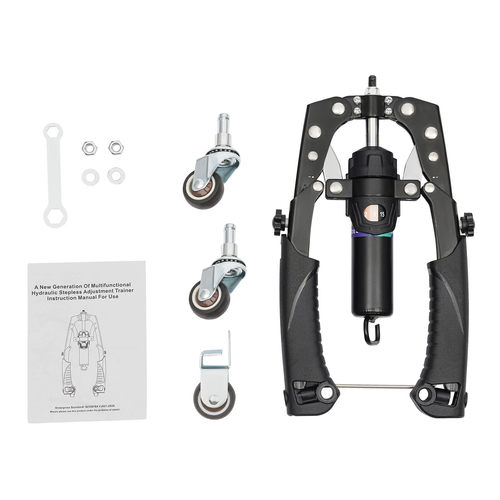 Arm Exerciser Arm Forearm Workout Shoulder Muscle Training Fitness Equipment Home Chest Expander Adjustable 22-440lbs Hydraulic Power Twister Spin Button...