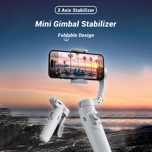 Professional 3 Axis Image Stabilization Stabilizer Gimbal Face Tracking Gesture Control for Taking Pictures Phone Selfie Stick