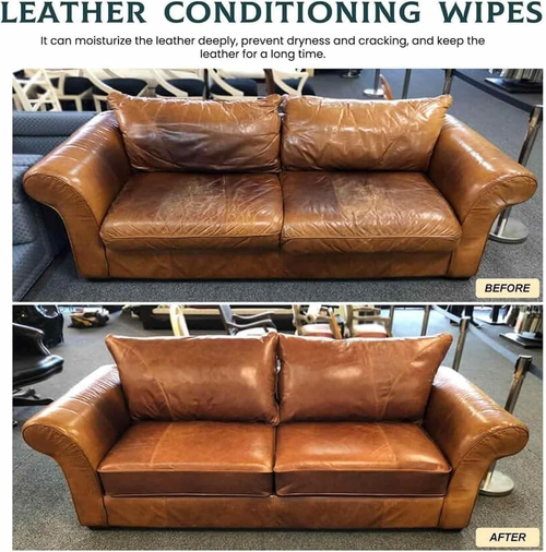 Furniture Salve for Leather - Polisher, Moisturizer, and Restorer for Couches and Furniture - Conditioner for Leather, Wood, and Vinyl - Repair Salve with...