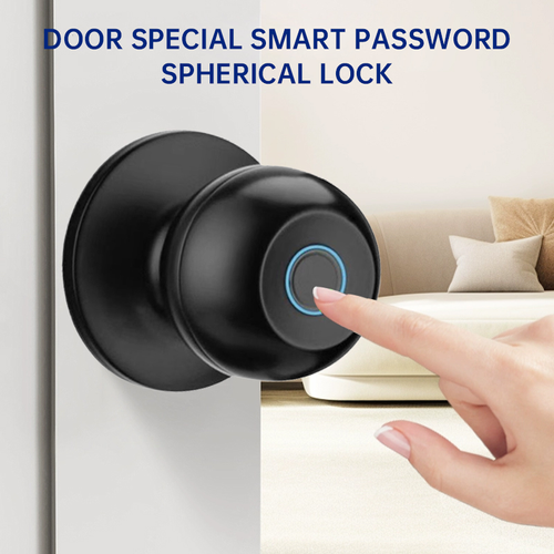 Smart Bluetooth Multi-functional New-style Spherical Apartment Lock, Round Cylinder Door Lock with Steel Ball Knob, Doors