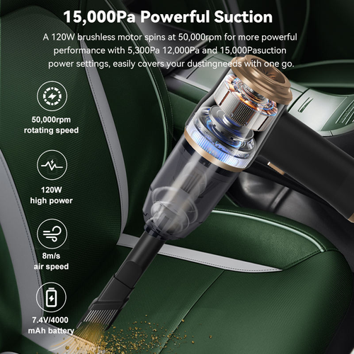 Handheld vacuum cleaner for car and home