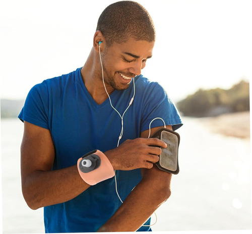 Outdoor Running Wrist Water Bottle Hand-free Wearable Adjustable Wrist Water Bottle Portable Fitness Cycling Silicone Water Cup Sports Supplies Orange 200ML