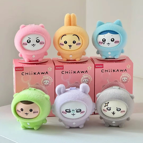 Chiikawa Series Pajamas Face-Changing Blind Box Vinyl Pendant Cute Giyi Bag Hanging Usach Holiday Gift Girl Birthday Gift