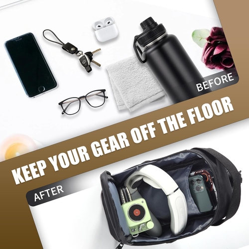 MegaBlues 3X Stronger Magnetic Gym Bag  Water Resistant Fitness Water Bottle Bag for Men and Women, Phone Wallet Storage for Travel, Sport, Cycling,...