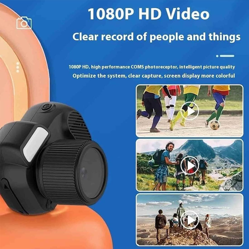 Keychain Camera, Mini Camera Keychain, 1080p Hd Mini Keychain Camera, Mini Camera Keychain That Works, Mini Digital Camera Keychain with Sd Card, OTG Upload to Phone or Computer (8G)