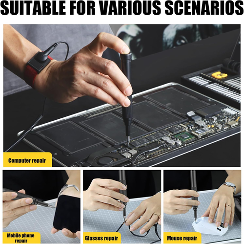 Hot New 69-in 1 Rechargeable Multifunctional Precision Screwdriver Five-Speed Speed Adjustment Industrial for DIY Battery Power