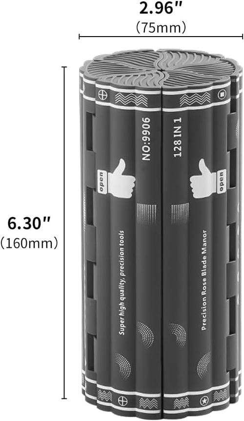 128 in 1 Precision Screwdriver Set, Electronics Precision Repair Tool Kit for Phone Watch Laptop PC Game Console, Multi-Bits Screw Driver Kits, Home Repair...