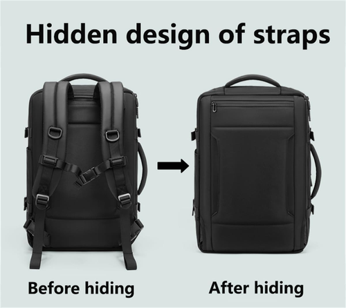 Large Capacity Backpack with Vacuum Pump,Seal Compression Travel,Portable Vacuum Travel Backpack for Commutes