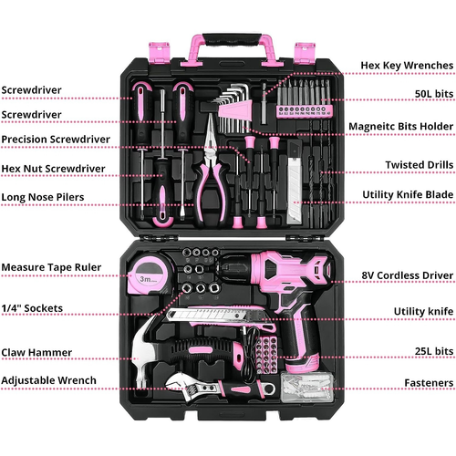 2025 Electrical Power Combo Kit Multiple Styles Cordless Drill Machine Set Other Hand Wrench Box Tools Kit OEM