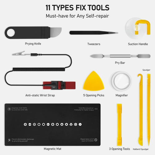 Hot New 69-in 1 Rechargeable Multifunctional Precision Screwdriver Five-Speed Speed Adjustment Industrial for DIY Battery Power