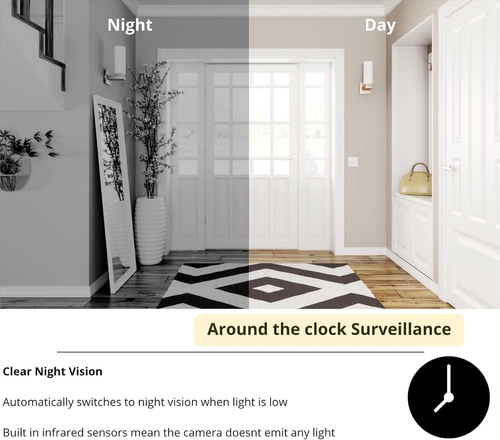 Q16 Mini Camera Night Vision Portable HD Home Security Cameras for Home Office Indoor Outdoor