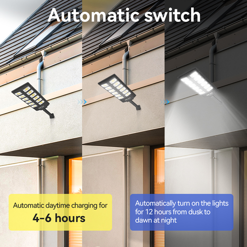 504 LED Powerful Solar Lights Outdoor Motion Sensor External Waterproof Street Light 12000 Lumen Dusk to Dawn Garden Road Lamp