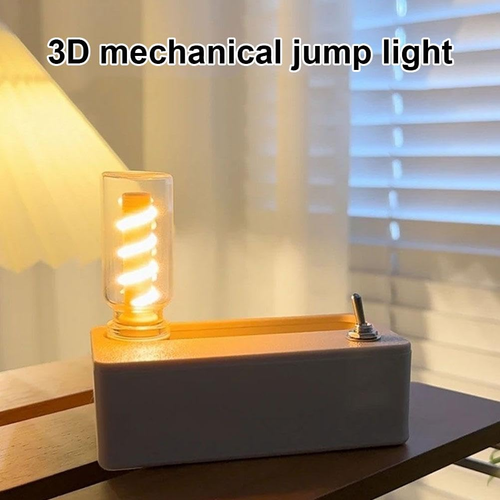 Decompression Mechanical Night Light, Creative Mechanical Magnetic Light, Mechanic Light with Magnet, LED Creative Night Light, 3D Printed Decompression Mechanical Night Light