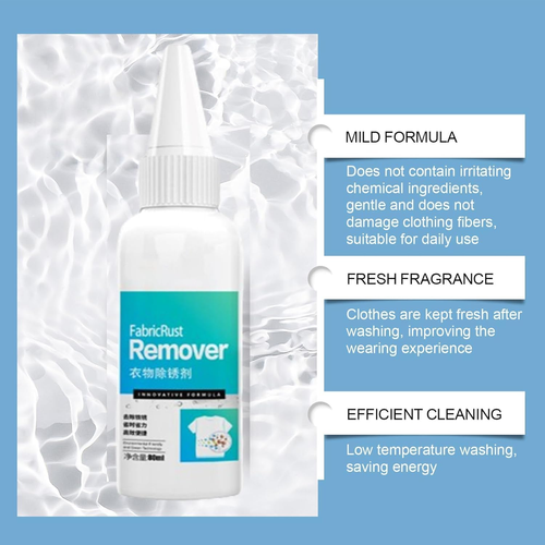 Fabric Rust Remover, Fabric Rust Stain Remover for Clothes, Strong Clothes Rust Remover, Rust, Copper Rust, Water Rust, Tea Rust (1PCS)