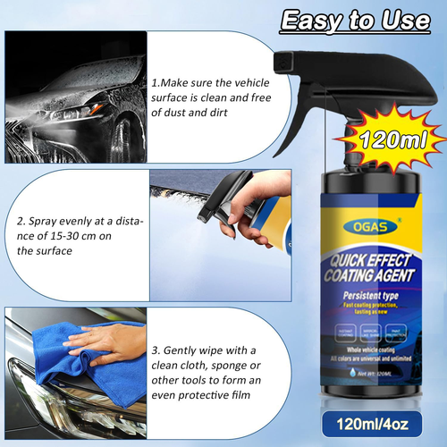 Car Coating Spray, Ceramic Coating for Car Wax Polish Paint Scratch Repair Spray, Automotive Gloss & Shine Stuff Detailing Supplies, Adds Extreme Gloss,...