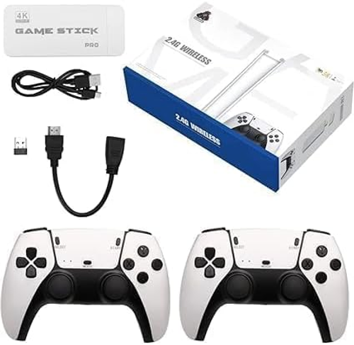 2.4G wireless 3D 4k ultra HD stick double rocker video game console set