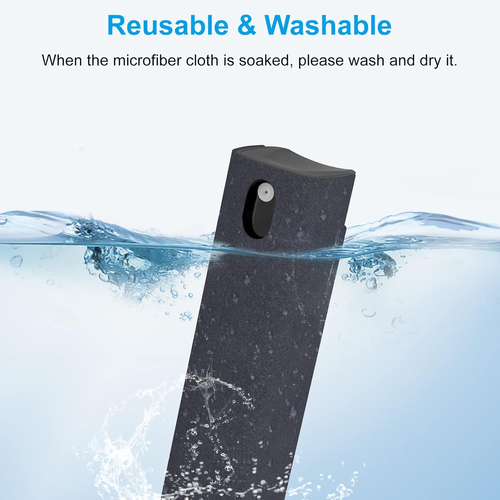 BoYata Screen Cleaner Kit 4PCS, 3-in-1 Touchscreen Mist Cleaner Spray Bottle  Microfiber Cloth, Portable Reusable Empty Spray Bottle for Phone Laptop Tablet Monitor Car Screen