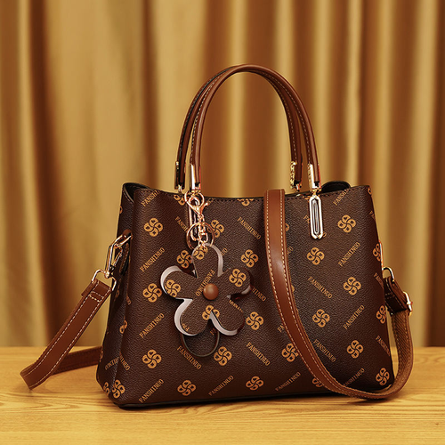 2025 New Retro PU Tote Bag for Women - Stylish Large Capacity Shoulder Crossbody Bag, Elegant High-End Fashion Handbag, Versatile Casual Daily