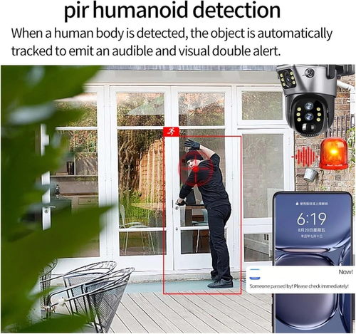 4G LTE Cellular Security Camera Solar with SIM Card,8MP clarity full HD, Pan Tilt 360°View Spotlight,Night color Vision,2 Way Talk,PIR Motion Sensor,No WiFi,