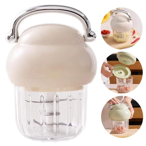 Mincer Mini Rechargeable Multifunctional Food Processor, Mini Portable Kitchen Garlic Chopper Usb Vegetable Grinder