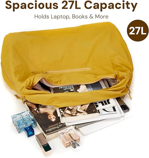New-Style Large-Capacity Lightweight Multi-Functional Canvas Tote Bag: Trendy Lazy Vibe, Casual Korean Minimalist Underarm Bag for Commuting