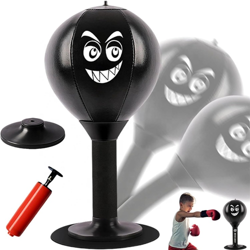 Kids  Adults Desktop Boxing Speed Ball: Stress Relief  Venting Essential  Anxiety Relief Boxing Speed Ball