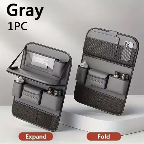 Popular Items Car Seat Back Pocket, Rear Seat Storage, Stain Proof, Car Storage Pocket, Seat Back Pocket, Premium Waterproof PU Leather Car Seat Back Organizer（Black3）