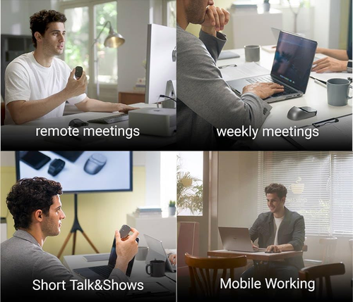 2025 AI Smart Mouse,Wireless Mouse for PC Laptop,ChatGPT Enabled Bluetooth Mouse with Voice Recording & AI Summarize, Ergonomic Presenter Laser Pointer Remote, USB Rechargeable,Smart