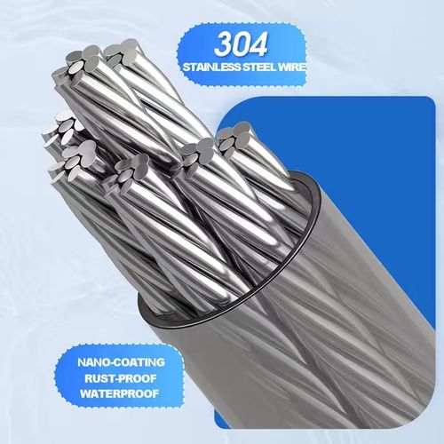 AteEco Gold Clothesline Retractable Dryer Indoor Steel Wire Double Row Clothesline Holder Hanger Clothes Drying Storage