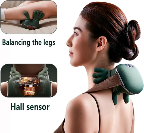 Siaasoo Neck Massager with Heat Speed Adjustment,Siaasoo Massage Master for Shoulder,Neck,Lower Abdominal,Electric Shiatsu Back Shoulder and Neck Massager