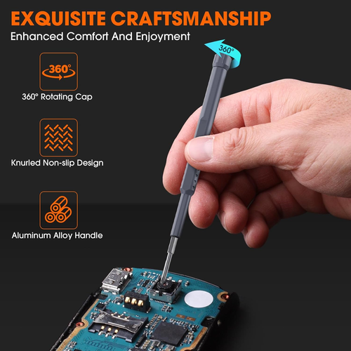 44 in 1 Precision Screwdriver Set, magnetic screwdriver sets Pocket All-in One Multi-Function Repair Tools for Electronics for Repairing Watches Glasses...